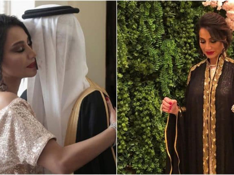 اضغط لمشاهدة الفيديو: الإعلامية المصرية بسمة وهبة في حفل زفاف ابنها في السعودية